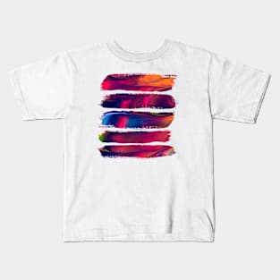 Paintbrush strokes Kids T-Shirt